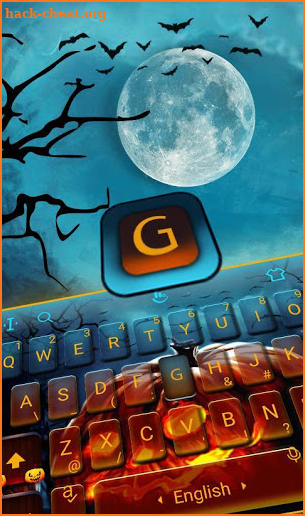 Live Halloween Night Keyboard Theme screenshot