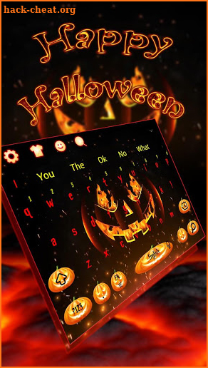 Live Happy Halloween Keyboard Theme screenshot