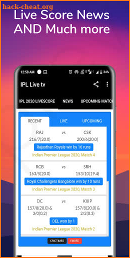 Live IPL TV - Live Cricket TV & Thop TV Guide HD screenshot