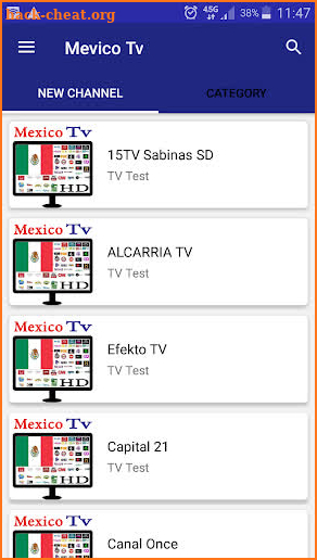 Live Mexico television screenshot