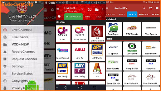 Live Net TV 2021 Live TV Tips All Live Channels screenshot