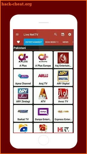 Live Net TV : Live TV Channel & Free Live TV Guide screenshot