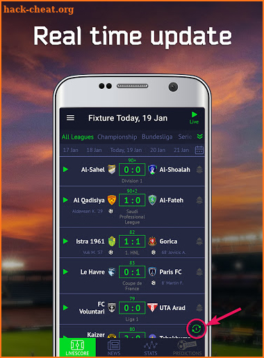 Live Score : Free Live Football Scores screenshot