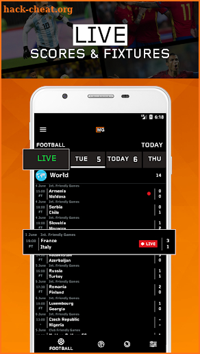 Live Score MG - Live Sports screenshot