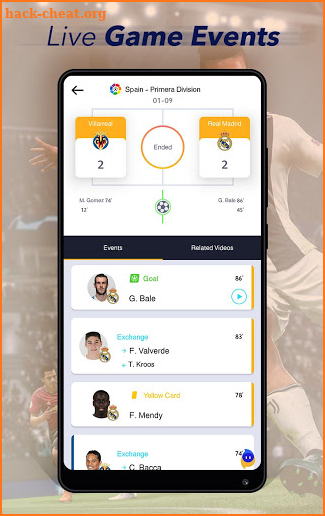 Live Scores, Goals Highlights Fixtures | mobiSCORE screenshot