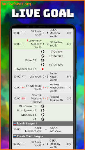 Live Scores ⚽ Soccer Sport Football Match Results screenshot