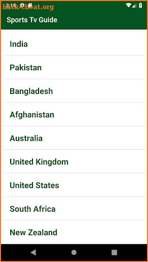 Live Sports Tv Cricket World Cup Guide screenshot