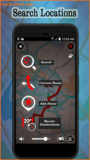 Live Street View,Voice Search and map navigation screenshot