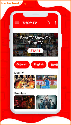 Live Thop pro : Streaming Live Cricket Tv Guide screenshot