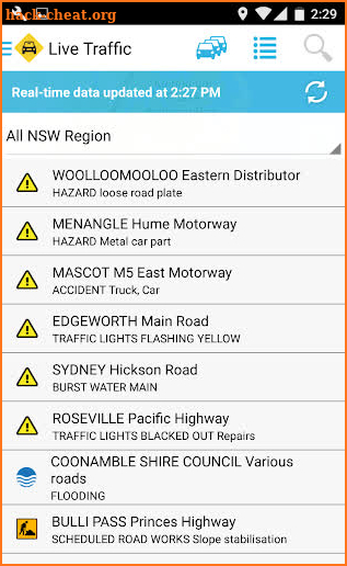 Live Traffic NSW screenshot