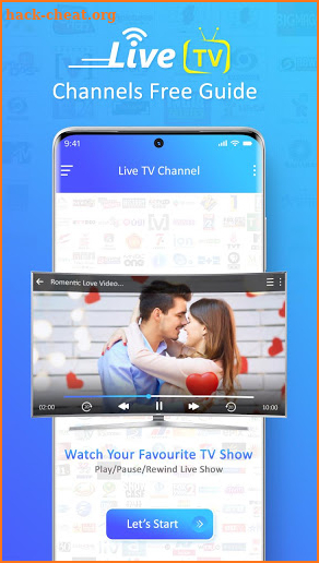 Live TV All Channels Free Guide - Live TV Shows screenshot