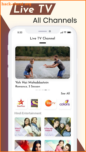 Live TV Channels Online Guide screenshot