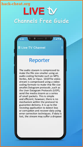 Live TV Channels Online Guide screenshot