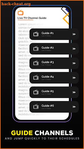 Live TV Channels Online Guide screenshot