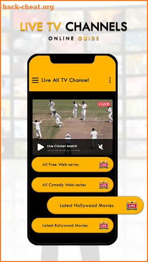 Live TV Channels Online Guide screenshot