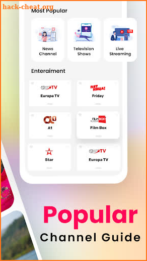 Live TV Channels Online Guide screenshot