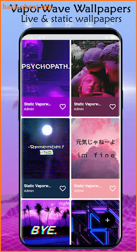 Live Vaporwave wallpapers : Aesthetic, 80's, pixel screenshot