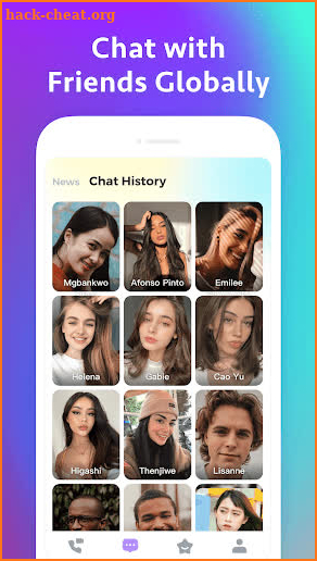 live video chat screenshot