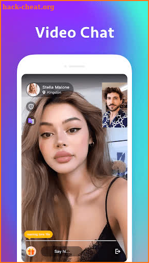 live video chat screenshot