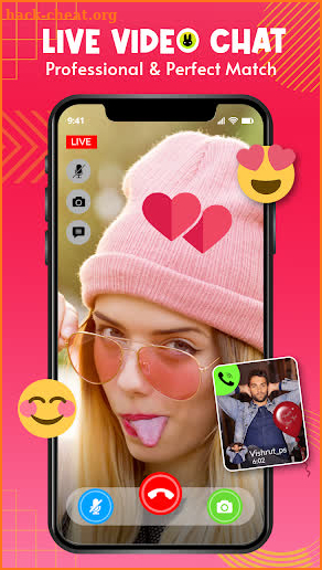 live video chat screenshot