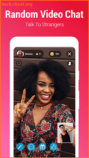 Live video chat-free live talk app screenshot