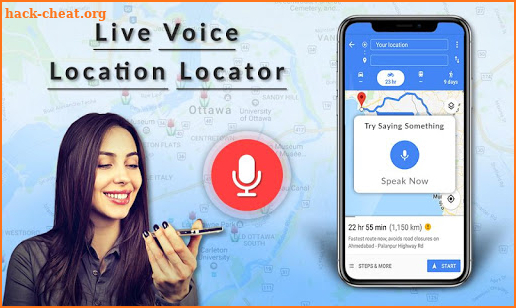 Live Voice Location - GPS Navigation screenshot