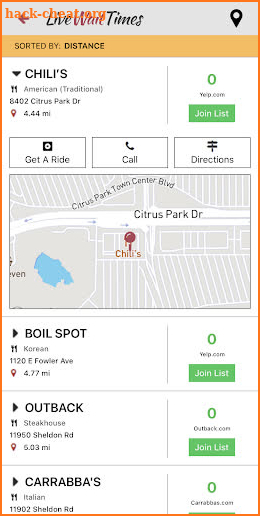 Live Wait Times screenshot