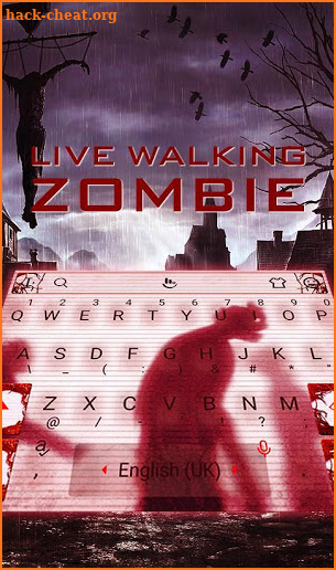 Live Walking Zombie Keyboard Theme screenshot