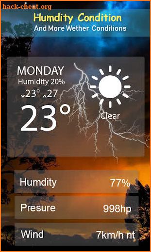 Live Weather App - Weekly Weather forecast screenshot