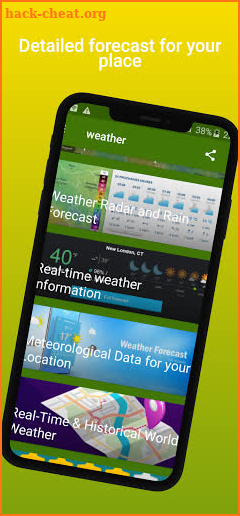 Live weather forecast radar maps Real-Time screenshot