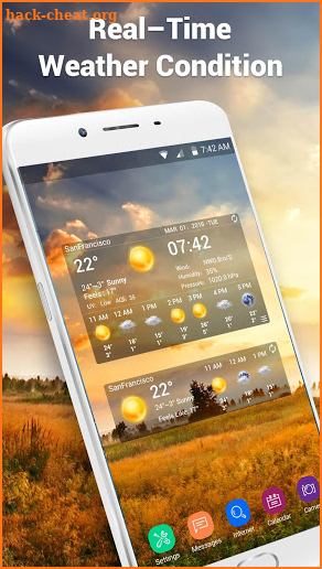 Live Weather Forecast Widget screenshot