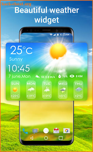 Live Weather On Screen screenshot