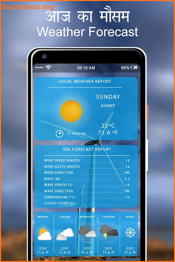 Live Weather Report : Aaj Ke Mausam Ki Jankari screenshot