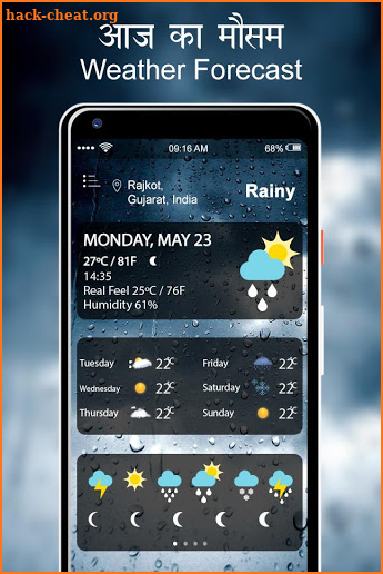 Live Weather Report : Aaj Ke Mausam Ki Jankari screenshot