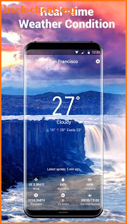 live weather widget accurate screenshot