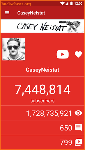 Live YouTube Subscriber Count screenshot