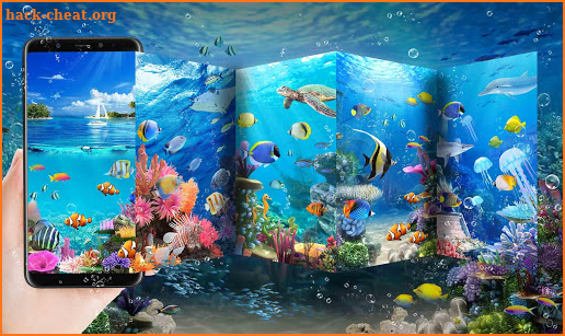 Lively Aquarium Fish Theme screenshot