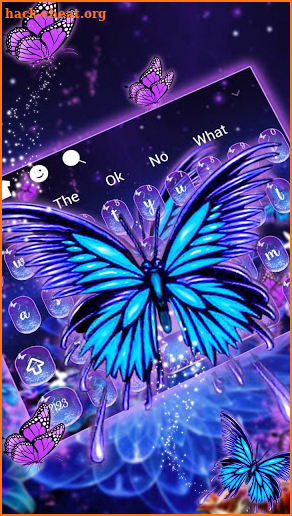 Lively Butterfly Keyboard screenshot