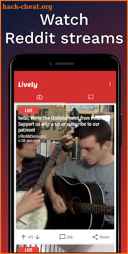 Lively for Reddit screenshot