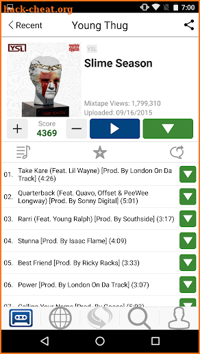 LiveMixtapes - Free Mixtapes screenshot