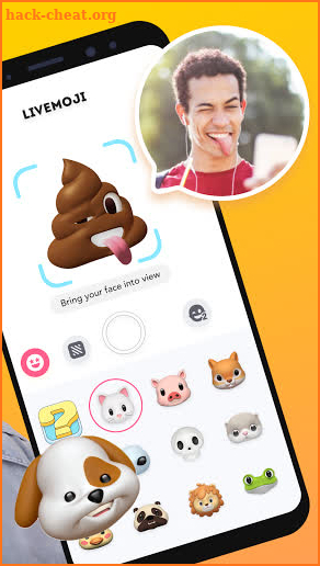 Livemoji- Animoji Cam & AR Emoji Face app screenshot