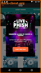 LivePhish screenshot