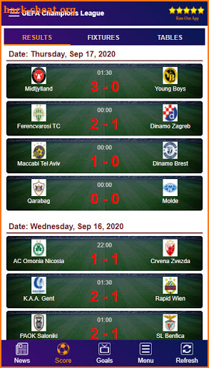 Livescore Football 24h screenshot