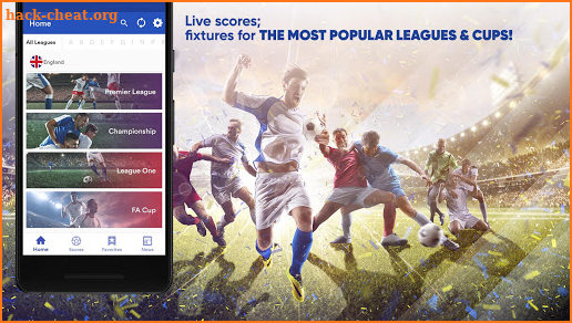 LiveScores 7/24 - Football Scores, Fixtures, News screenshot