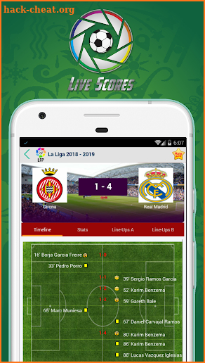 LiveScores - Soccer Results & Schedule screenshot