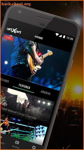 LiveXLive screenshot