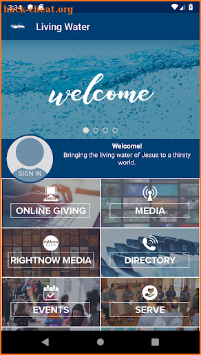 Living Water Community Church screenshot