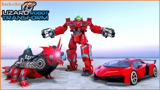 Lizard Robot Car Game: Dragon Robot Transform screenshot