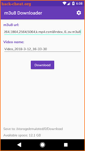 LJ m3u8/mp4 Downloader screenshot