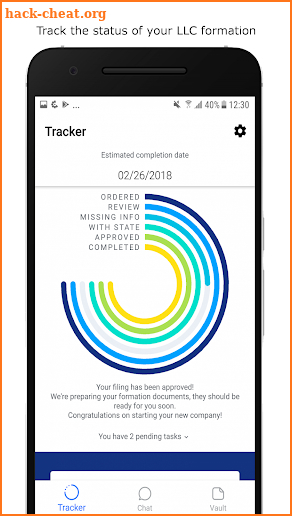 LLC Tracker screenshot